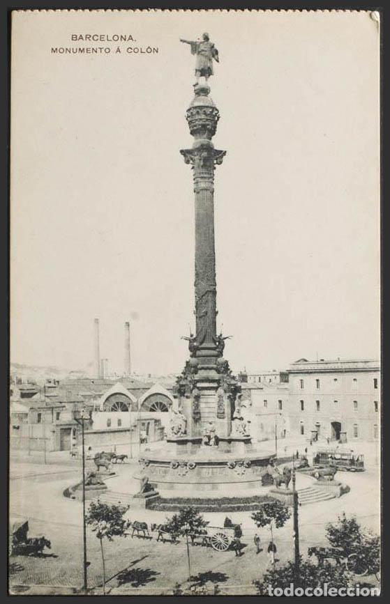 Postales: Barcelona. BARCELONA. Monumento a Col&oacute;n. - Foto 1