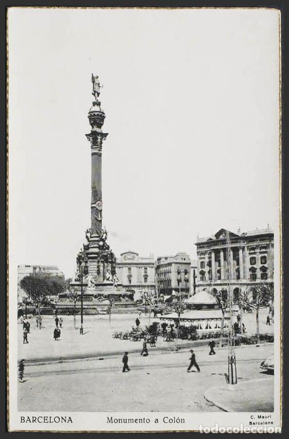 Postales: Barcelona. BARCELONA. Monumento a Col&oacute;n. - Foto 1