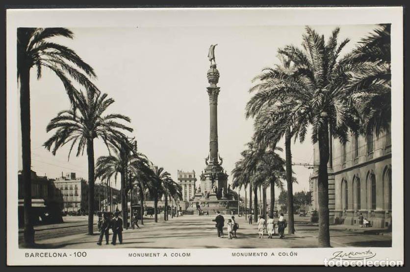 Postales: Barcelona. BARCELONA. Monumento a Col&oacute;n. - Foto 1