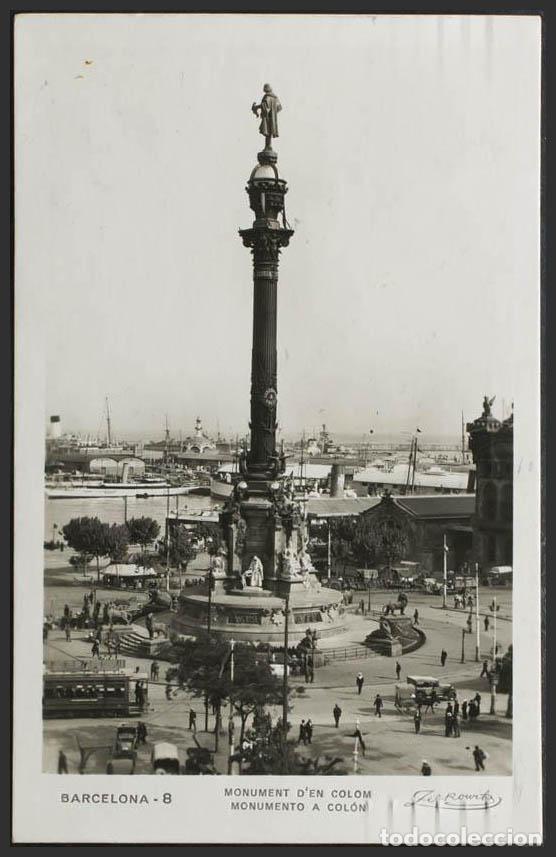 Postales: Barcelona. BARCELONA. Monumento a Col&oacute;n. - Foto 1