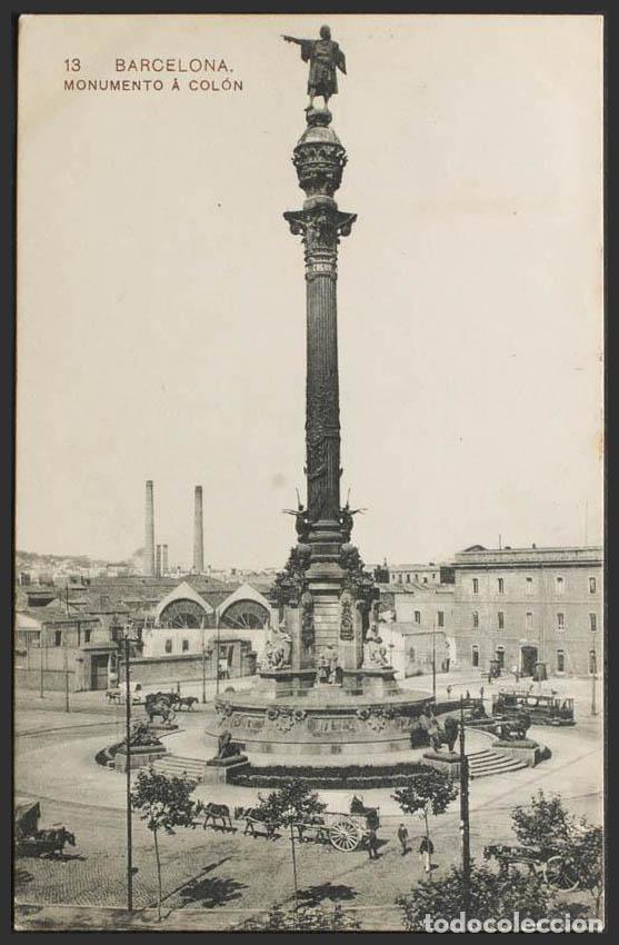 Postales: Barcelona. BARCELONA. Monumento a Col&oacute;n. - Foto 1