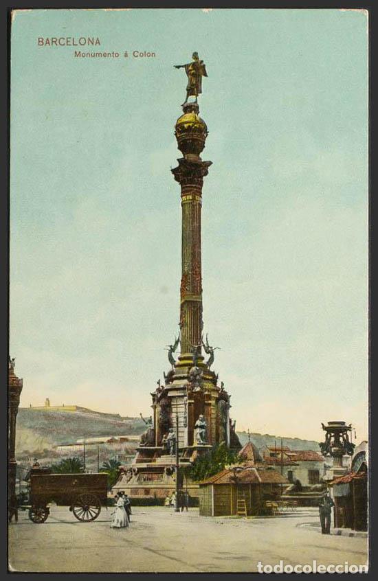 Postales: Barcelona. BARCELONA. Monumento a Col&oacute;n. - Foto 1