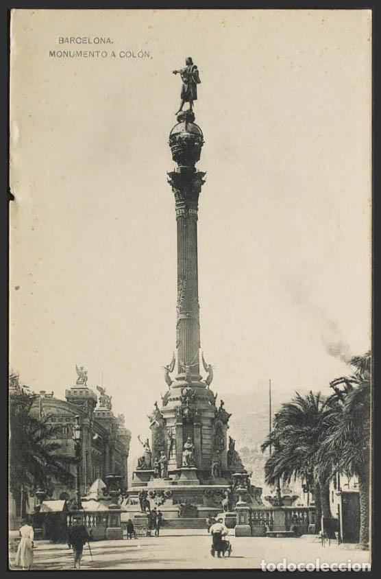 Postales: Barcelona. BARCELONA. Monumento a Col&oacute;n. - Foto 1