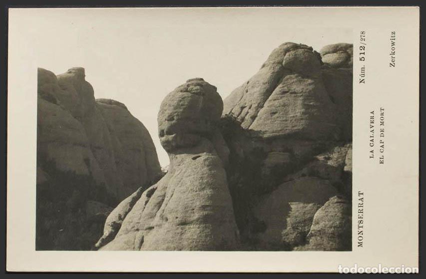 Postales: Barcelona. MONTSERRAT. El &rdquo;Cap de Mort&rdquo;. - Foto 1
