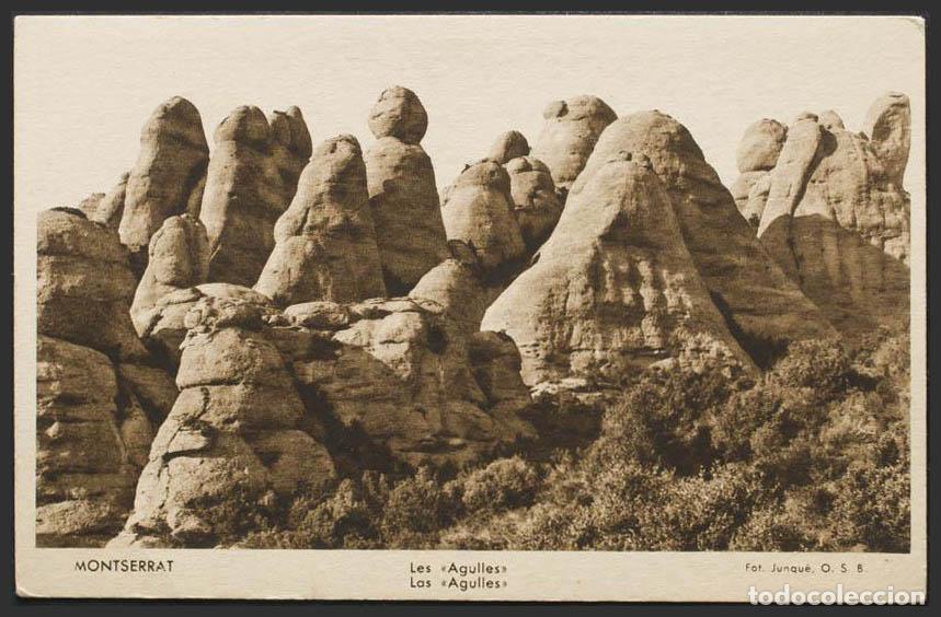 Postales: Barcelona. MONTSERRAT. &rdquo;Les Agulles&rdquo;. - Foto 1