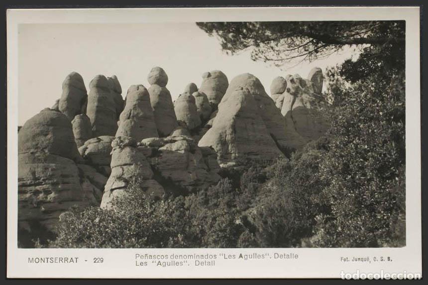 Postales: Barcelona. MONTSERRAT. &rdquo;Les Agulles&rdquo;. - Foto 1