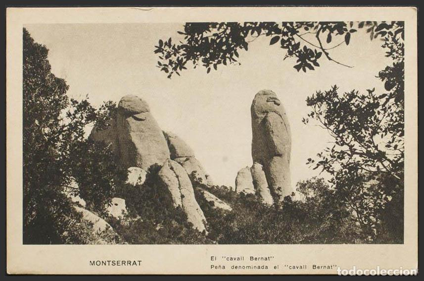 Postales: Barcelona. MONTSERRAT. El &rdquo;Caball Bernat&rdquo;. - Foto 1