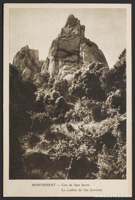 Postales: Barcelona. MONTSERRAT. La cumbre de San Jer&oacute;nimo. - Foto 1