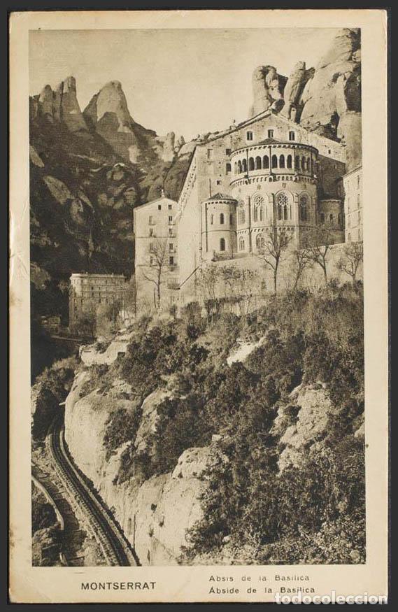 Postales: Barcelona. MONTSERRAT. Abside de la Bas&iacute;lica. - Foto 1