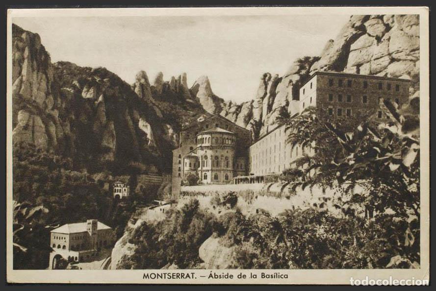 Postales: Barcelona. MONTSERRAT. Abside de la Bas&iacute;lica. - Foto 1