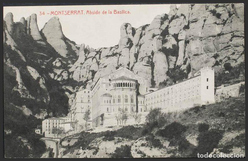 Postales: Barcelona. MONTSERRAT. Abside de la Bas&iacute;lica. - Foto 1