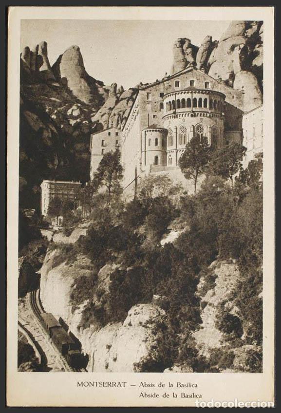 Postales: Barcelona. MONTSERRAT. Abside de la Bas&iacute;lica. - Foto 1