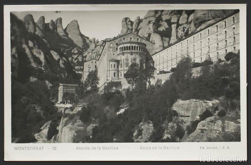 Postales: Barcelona. MONTSERRAT. Abside de la Bas&iacute;lica. - Foto 1