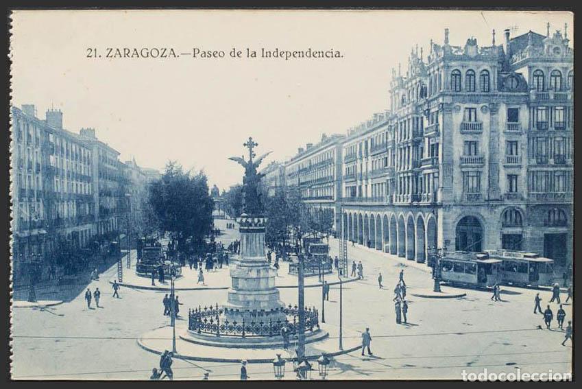 Postales: Zaragoza. ZARAGOZA. Paseo de la Independencia. - Foto 1