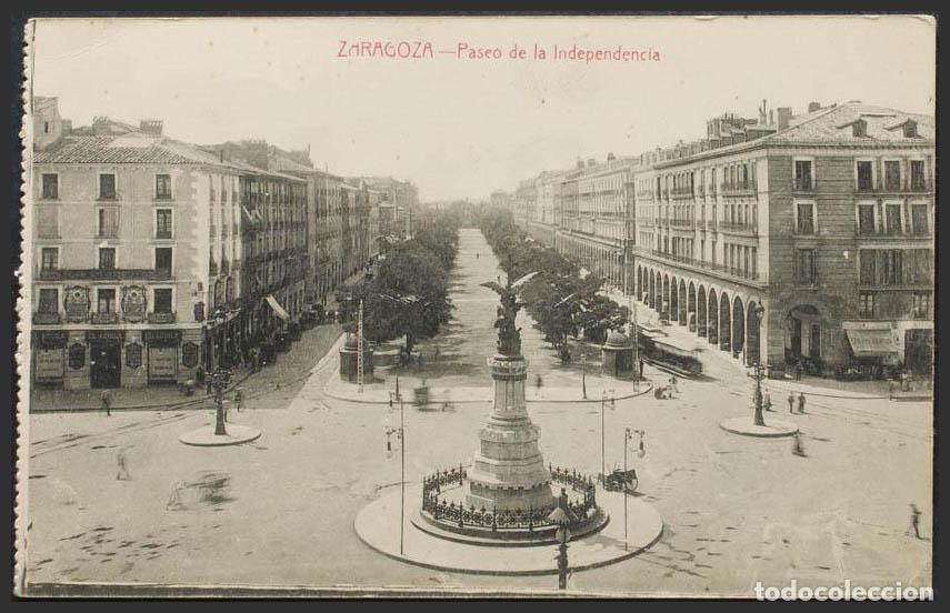 Postales: Zaragoza. ZARAGOZA. Paseo de la Independencia. - Foto 1