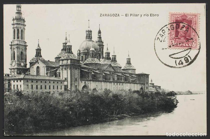 Postales: Zaragoza. ZARAGOZA. El Pilar y r&iacute;o Ebro. - Foto 1