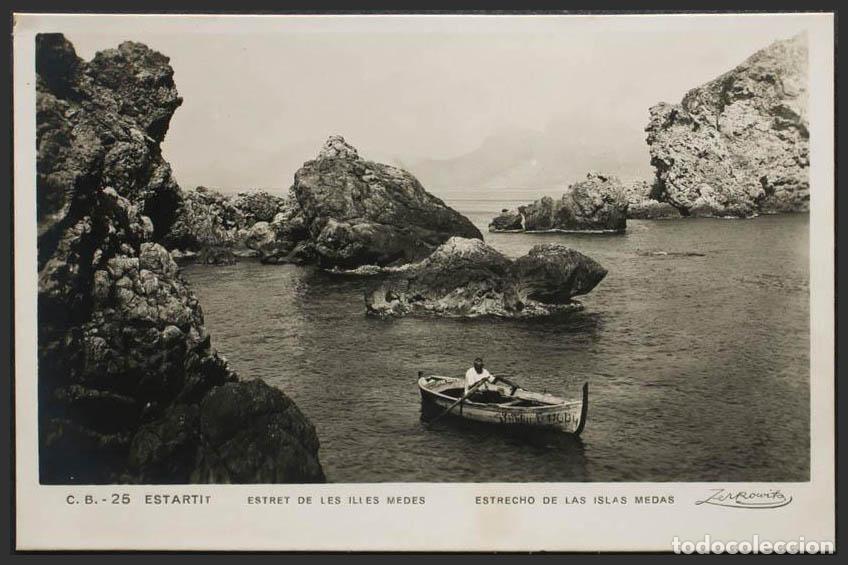Postales: Gerona. ESTARTIT. Estrecho de las Islas Medas. - Foto 1