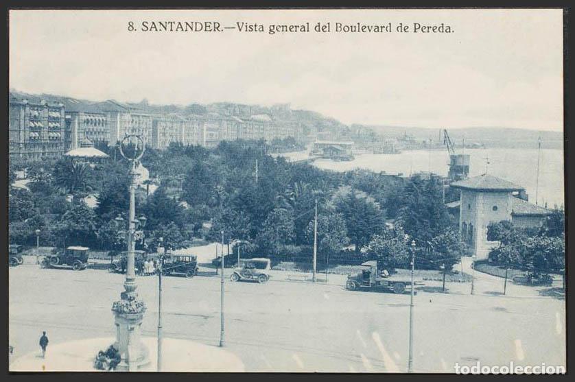 Postales: Cantabria. SANTANDER. Vista general del Boulevard de Pereda. - Foto 1