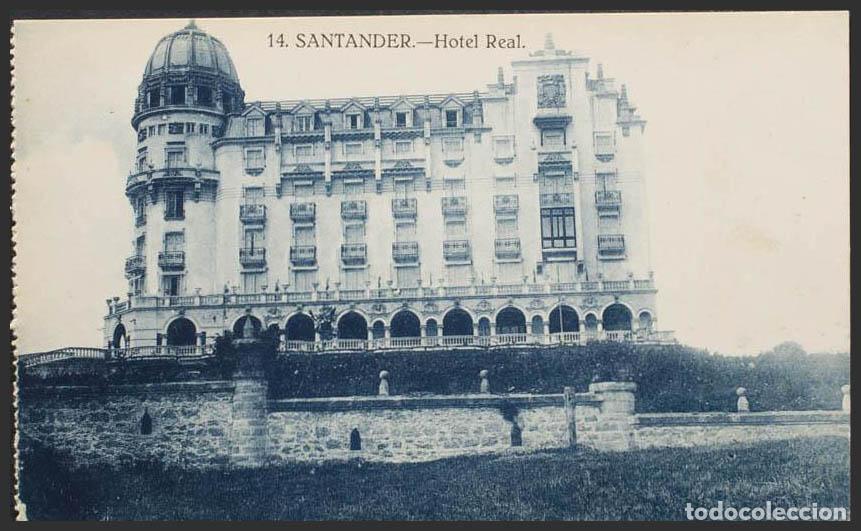 Postales: Cantabria. SANTANDER. Hotel Real. - Foto 1
