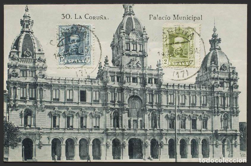 Postales: Coru&ntilde;a. LA CORU&Ntilde;A. Palacio Municipal. - Foto 1