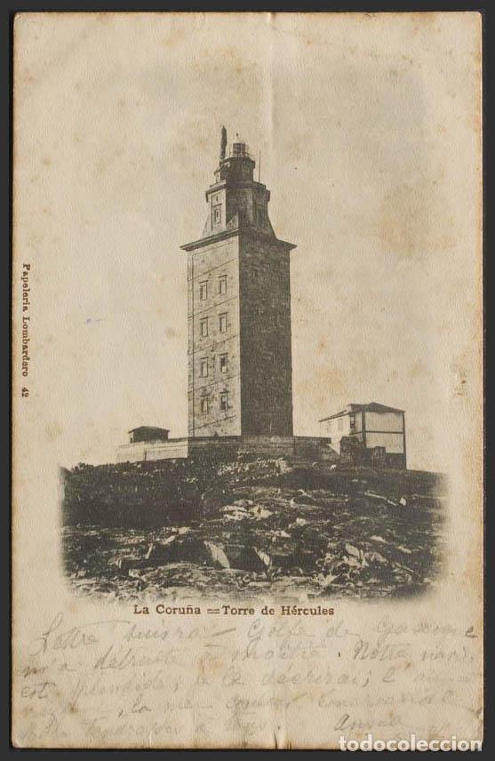 Postales: Coru&ntilde;a. LA CORU&Ntilde;A. Torre de H&eacute;rcules. - Foto 1