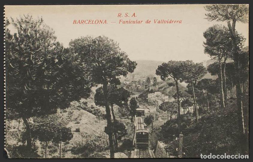 Postales: Barcelona. BARCELONA. Funicular de Vallvidrera. - Foto 1