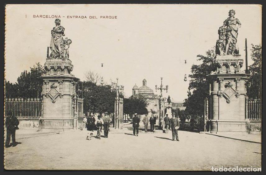 Postales: Barcelona. BARCELONA. Entrada al Parque. - Foto 1