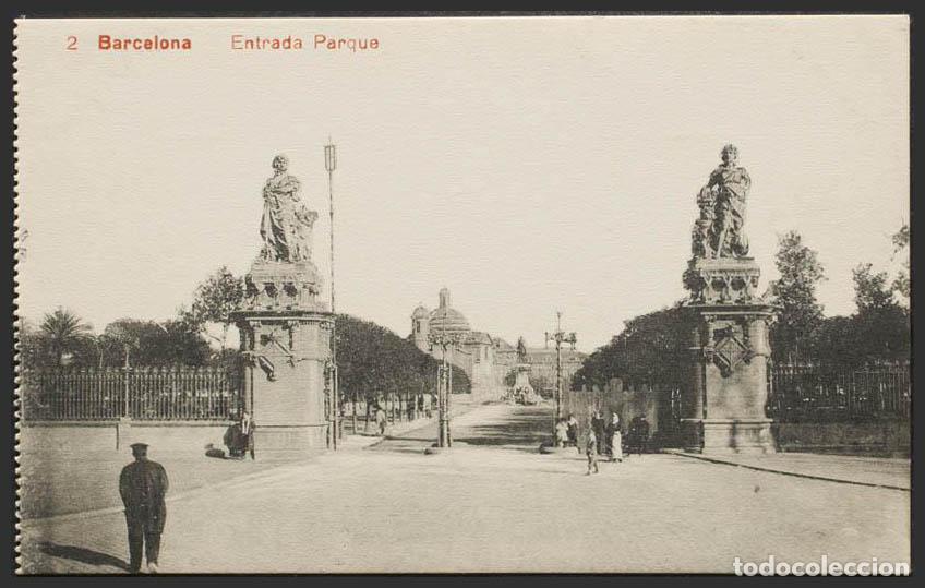 Postales: Barcelona. BARCELONA. Entrada al Parque. - Foto 1