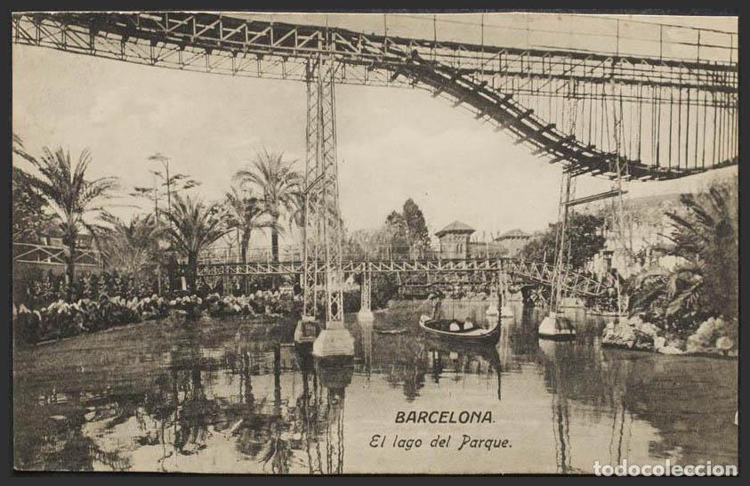 Postales: Barcelona. BARCELONA. El lago del Parque. - Foto 1
