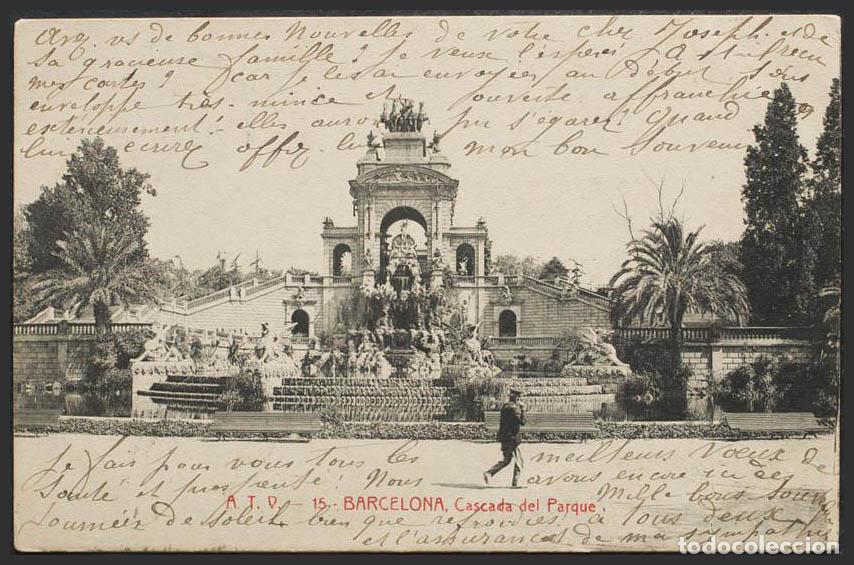 Postales: Barcelona. BARCELONA. Cascada del Parque. - Foto 1