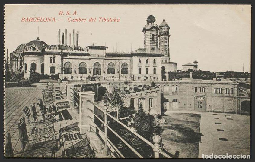 Postales: Barcelona. BARCELONA. Cumbre del Tibidabo. - Foto 1