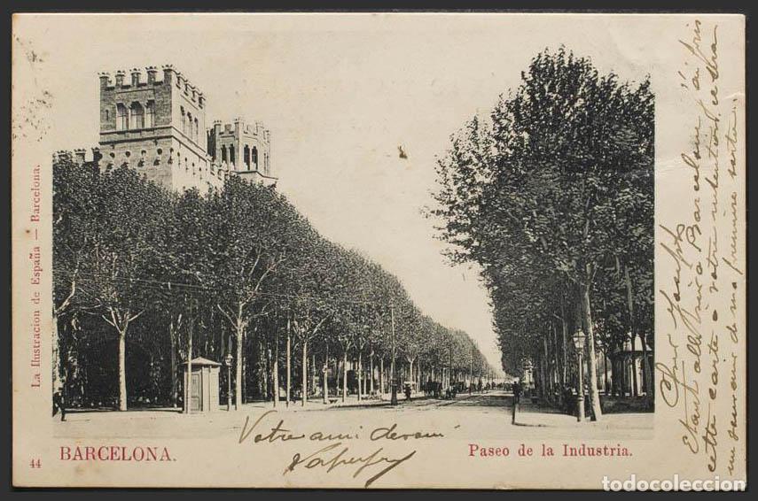 Postales: Barcelona. BARCELONA. Paseo de la Industria. - Foto 1