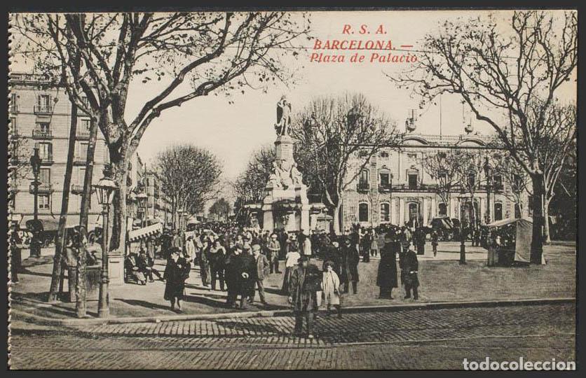 Postales: Barcelona. BARCELONA. Plaza de Palacio. - Foto 1