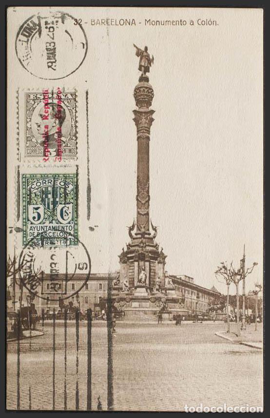 Postales: Barcelona. BARCELONA. Monumento a Col&oacute;n. - Foto 1