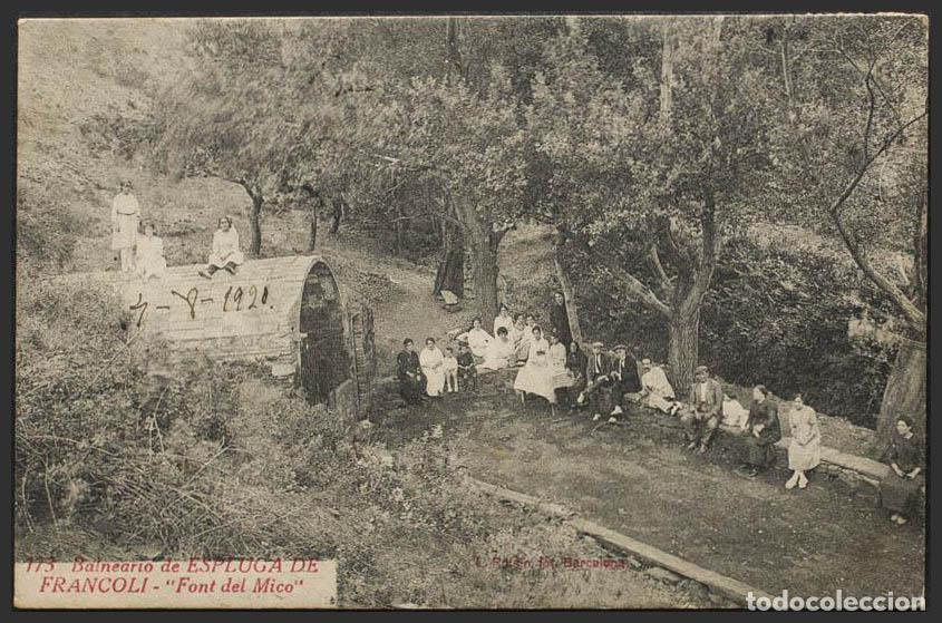 Postales: Tarragona. ESPLUGA DE FRANCOLI. &rdquo;Font del Mico&rdquo; - Foto 1