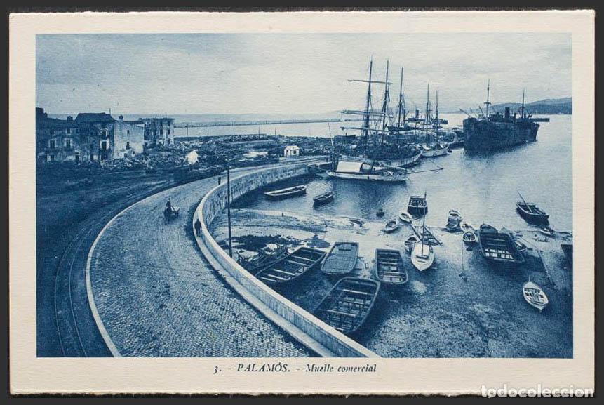 Postales: Gerona. PALAMOS. Muelle comercial. - Foto 1