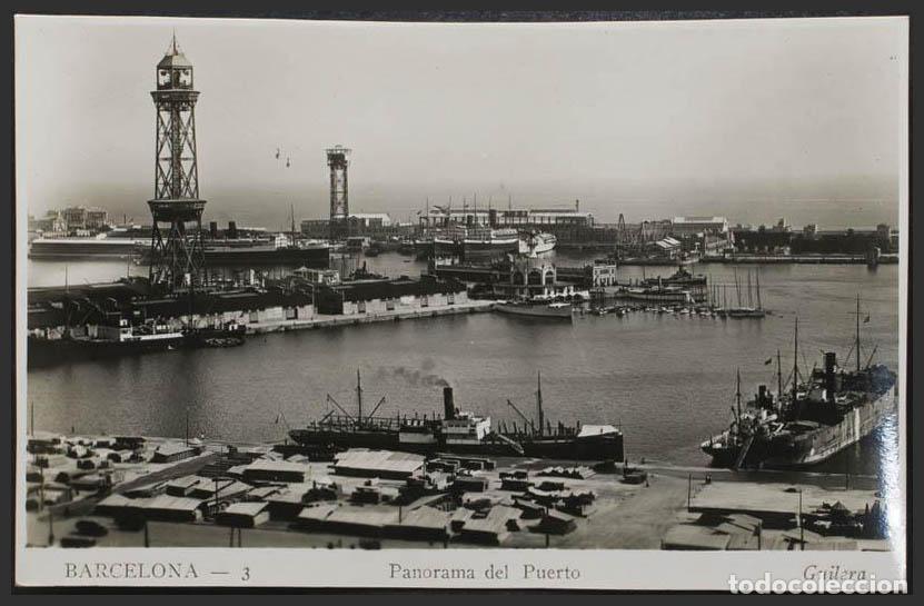 Postales: Barcelona. BARCELONA. Panorama del Puerto. - Foto 1