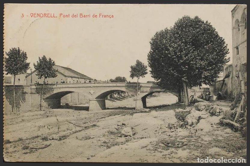 Postales: Tarragona. VENDRELL. Pont del Barri de Franca. - Foto 1