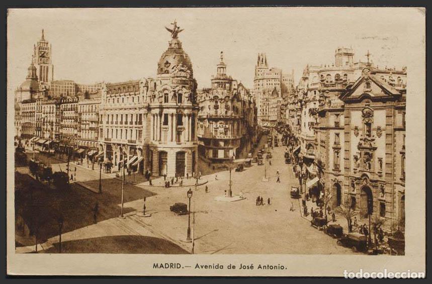 Postales: Madrid. MADRID. Avenida de Jos&eacute; Antonio. - Foto 1