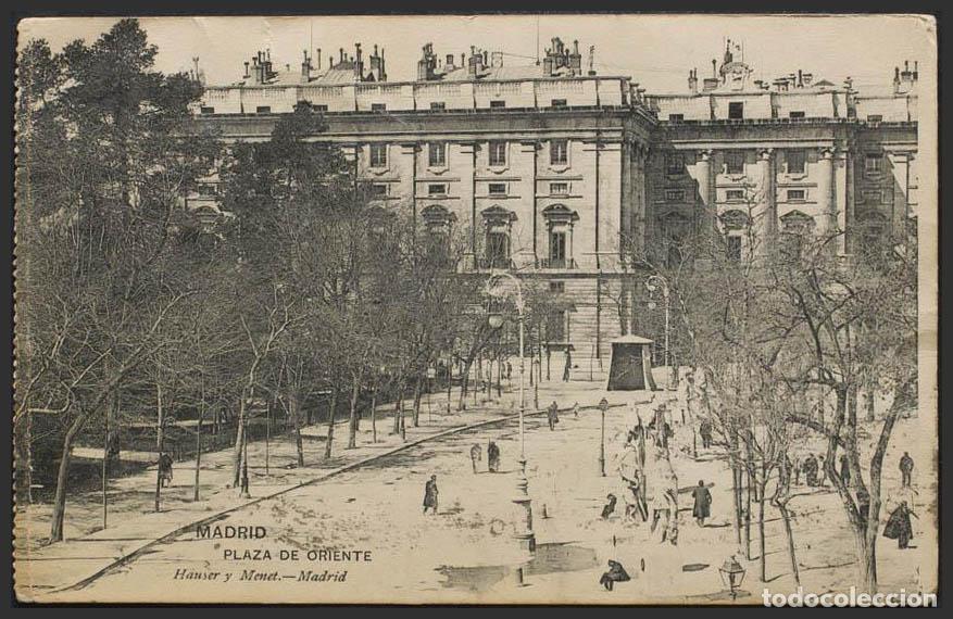 Postales: Madrid. MADRID. Plaza de Oriente. Hauser y Menet. - Foto 1