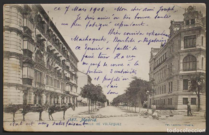 Postales: Madrid. MADRID. Calle de Vel&aacute;zquez. - Foto 1
