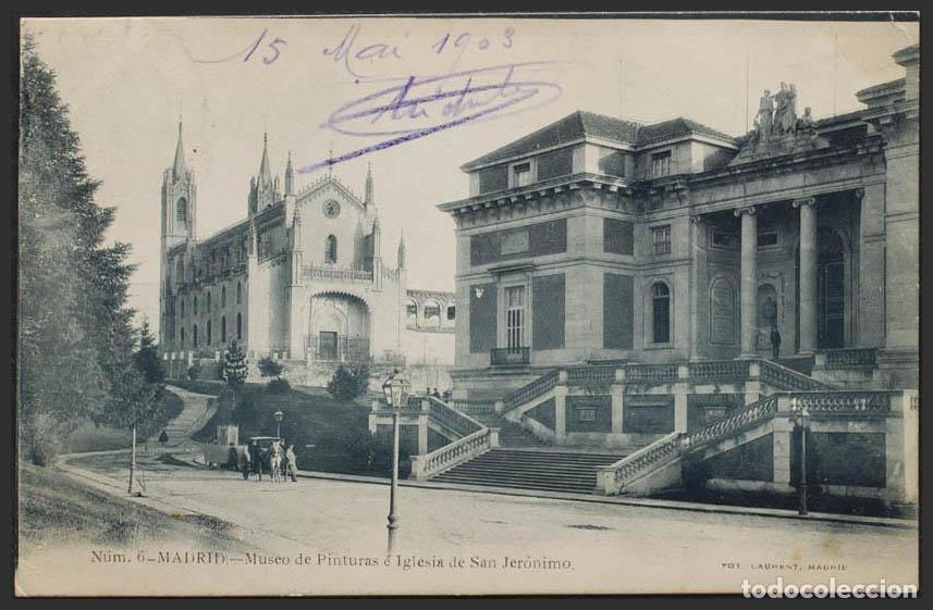 Postales: Madrid. MADRID. Museo de Pinturas e Iglesia de San Jer&oacute;nimo. - Foto 1