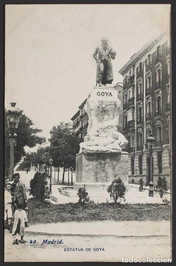 Postales: Madrid. MADRID. Estatua de Goya. - Foto 1