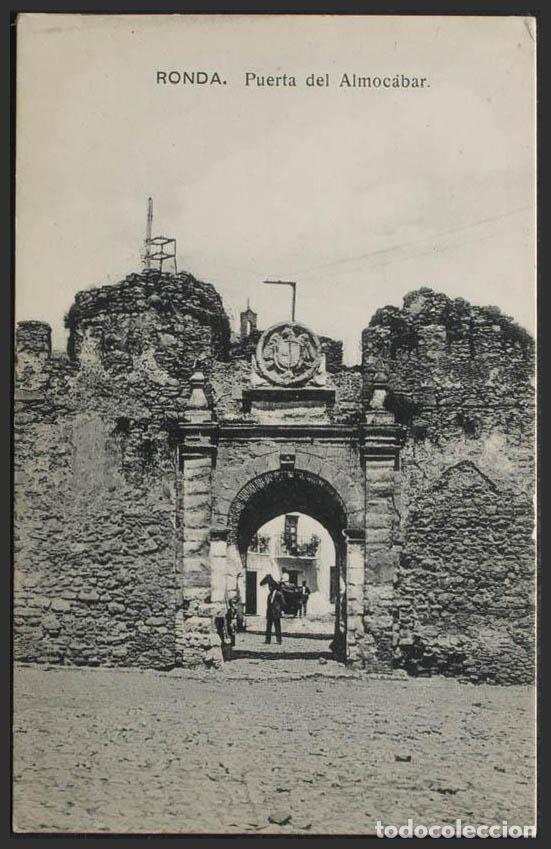 Postales: M&aacute;laga. RONDA. Puerta del Almoc&aacute;bar. - Foto 1