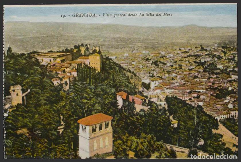 Postales: Granada. GRANADA. Vista general desde La Silla del Moro. - Foto 1