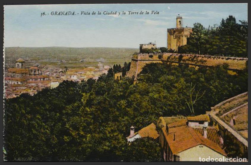 Postales: Granada. GRANADA. Vista de la Ciudad y la Torre de la Vela. - Foto 1
