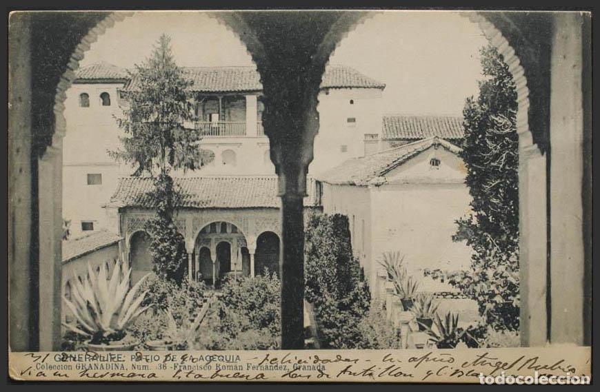Postales: Granada. GRANADA. Generalife. Patio de la Acequia. - Foto 1