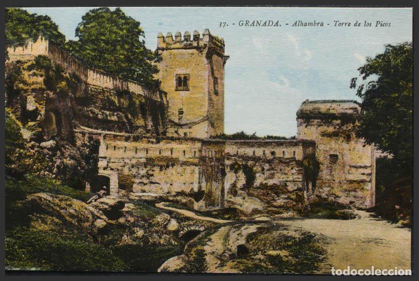 Postales: Granada. GRANADA. Alhambra. Torre de los Picos. - Foto 1