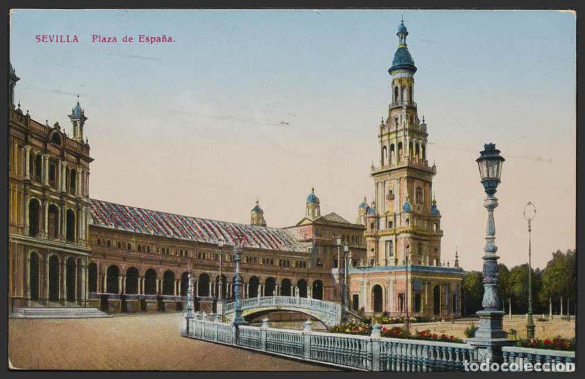Postales: Sevilla. SEVILLA. Plaza de Espa&ntilde;a. - Foto 1