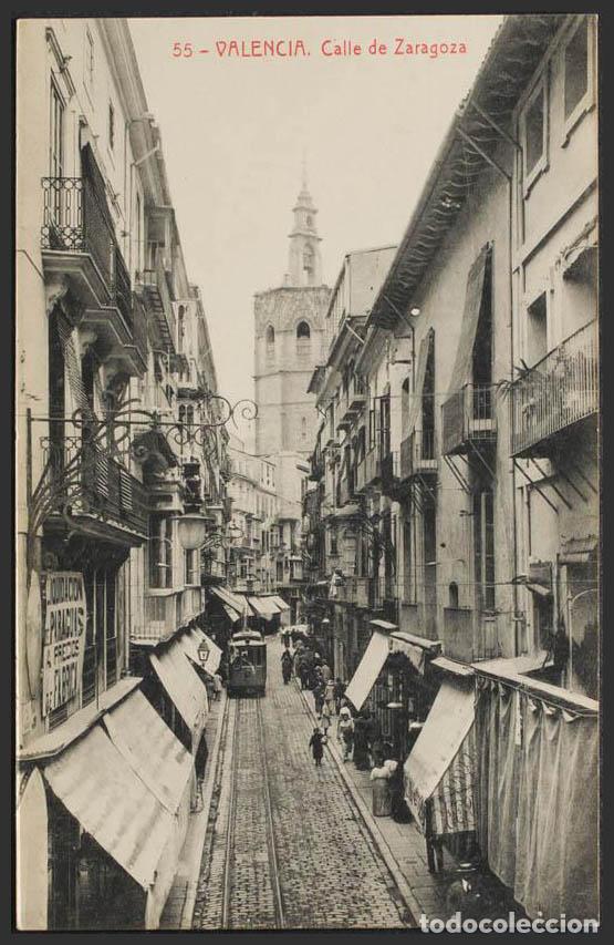 Postales: Valencia. VALENCIA. Calle de Zaragoza. - Foto 1